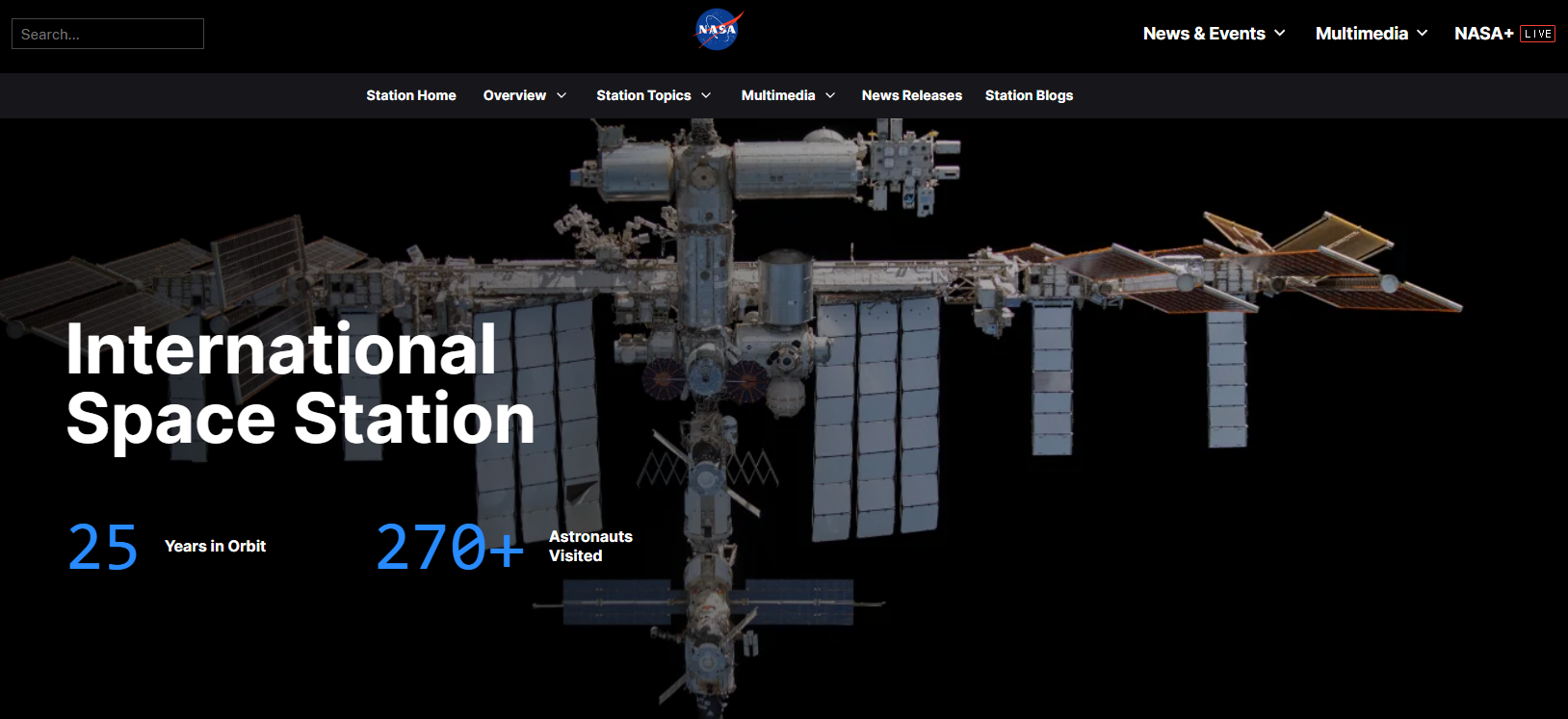 국제우주정거장(ISS) 이미지