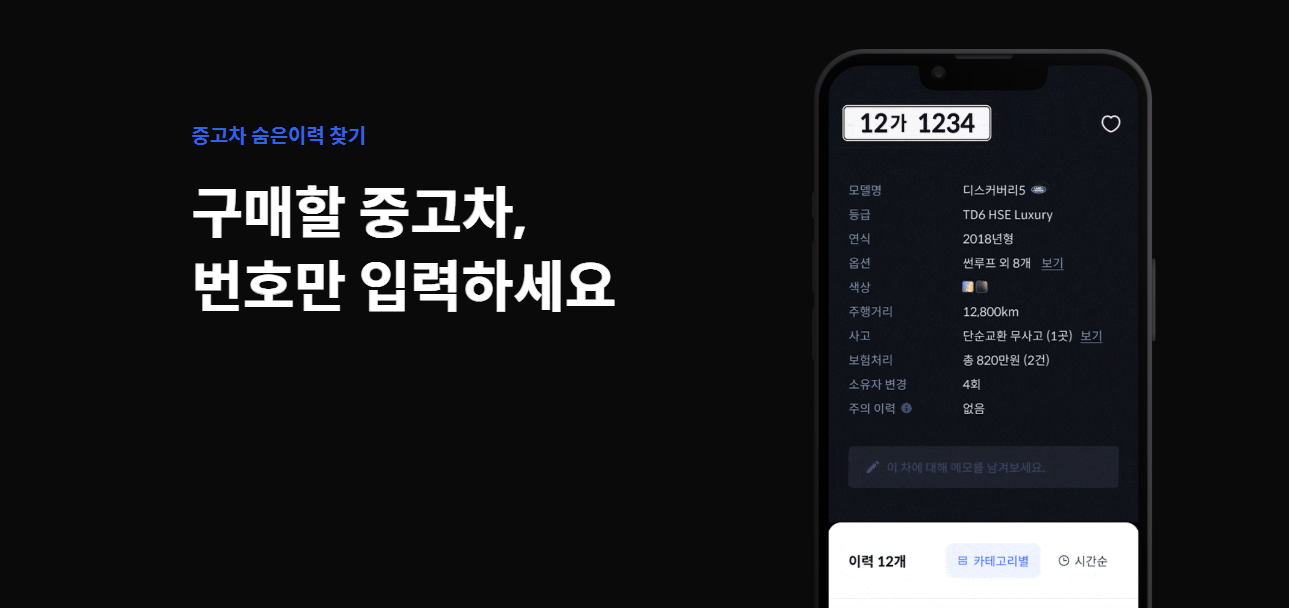 중고차 사고이력 조회 사이트 5곳, 차량 선택의 필수 과정