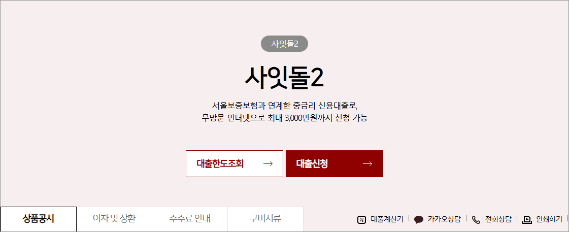 SBI저축은행 사잇돌2 추가대출 서울보증보험 정부지원대출 연계 실행 후기