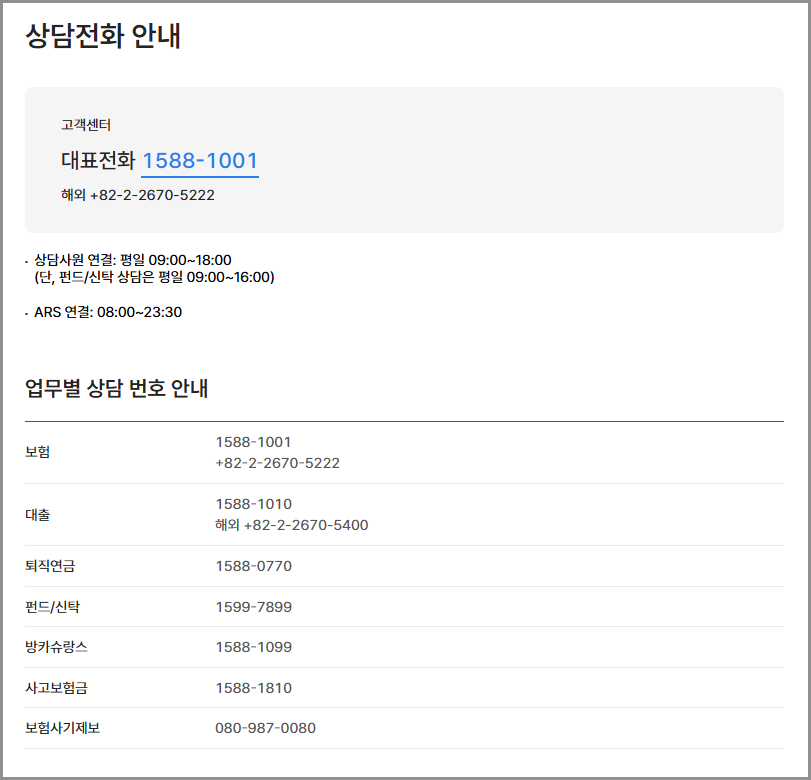 교보생명보험 고객센터 콜센터 전화번호 1588-1001 실비보험 청구서류 팩스 문의 영업시간 고객프라자 지점 위치 안내