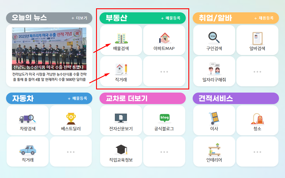 순광교차로닷컴 월세 전세 부동산 구인구직 알바 신문그대로보기