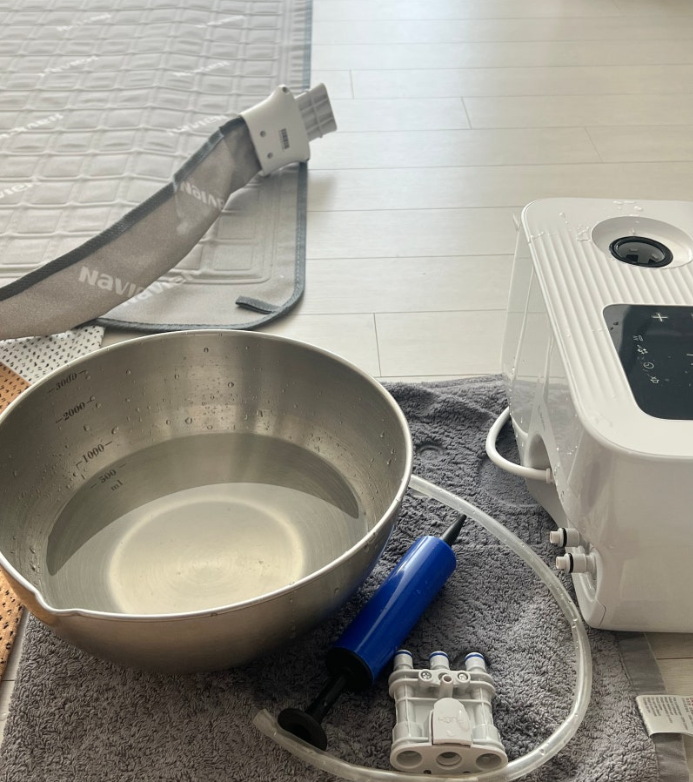 경동나비엔 온수매트 물빼기 방법