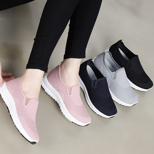 여성 발편한 푹신 아쿠아 매쉬 슬립온 HT-52