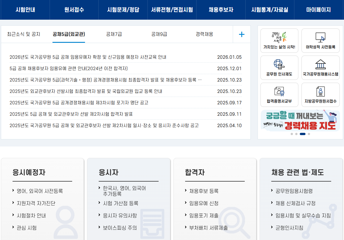 5급 공무원 연봉 실수령액 호봉표 및 퇴직 연금 혜택 알아보기