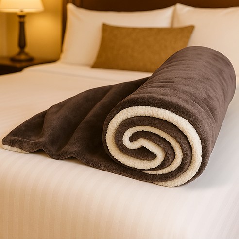 라이프란스 포근양 극세사 양털담요