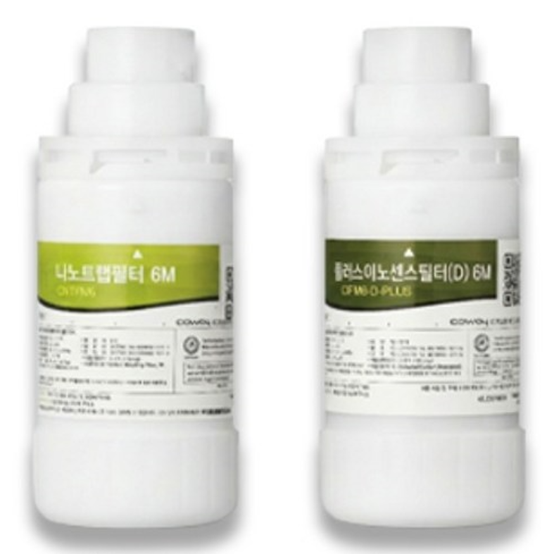 코웨이 한뼘정수기필터 나노트랩6M 플러스이노센스(D)6M