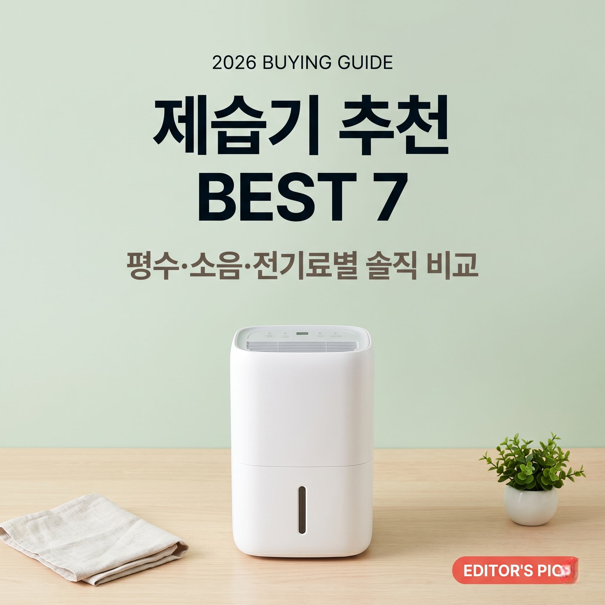 제습기 추천 BEST 7 (2026) : 위닉스·LG·신일·홈플래닛 솔직 비교